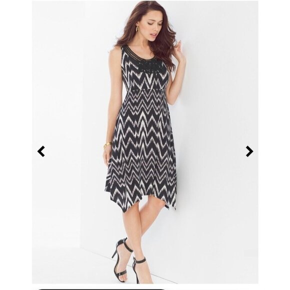 Soma Soutache Sleeveless Short Dress Arch Ikat size xs asymmetrical - Picture 1 of 12